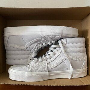 NEW Vans Lunar Rock Sk8-Hi Suede Mix Grey Sneakers Women's Size 7.5 Men 6 Hi-Top